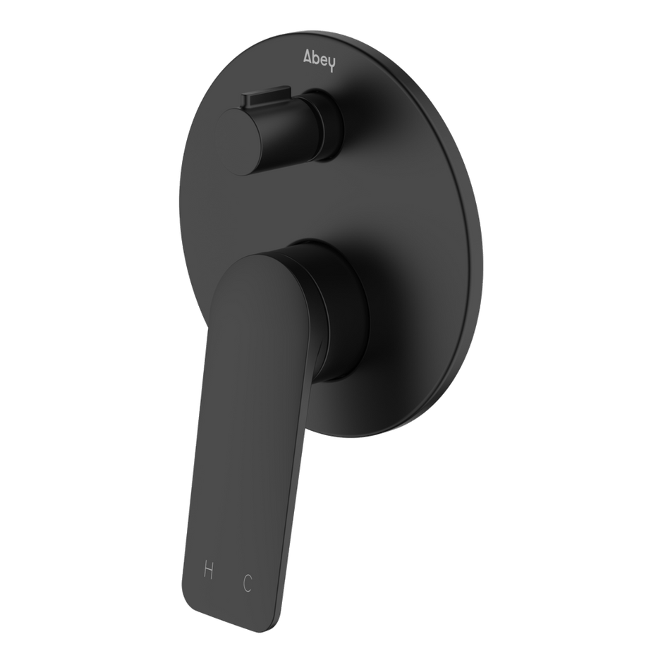 Vela Diverter Mixer in Black