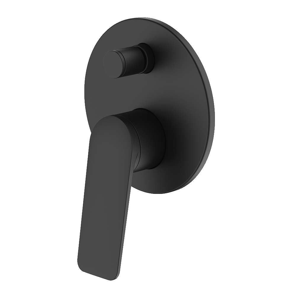 Vela Diverter Mixer in Black