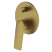 Vela Diverter Mixer in Brushed Brass