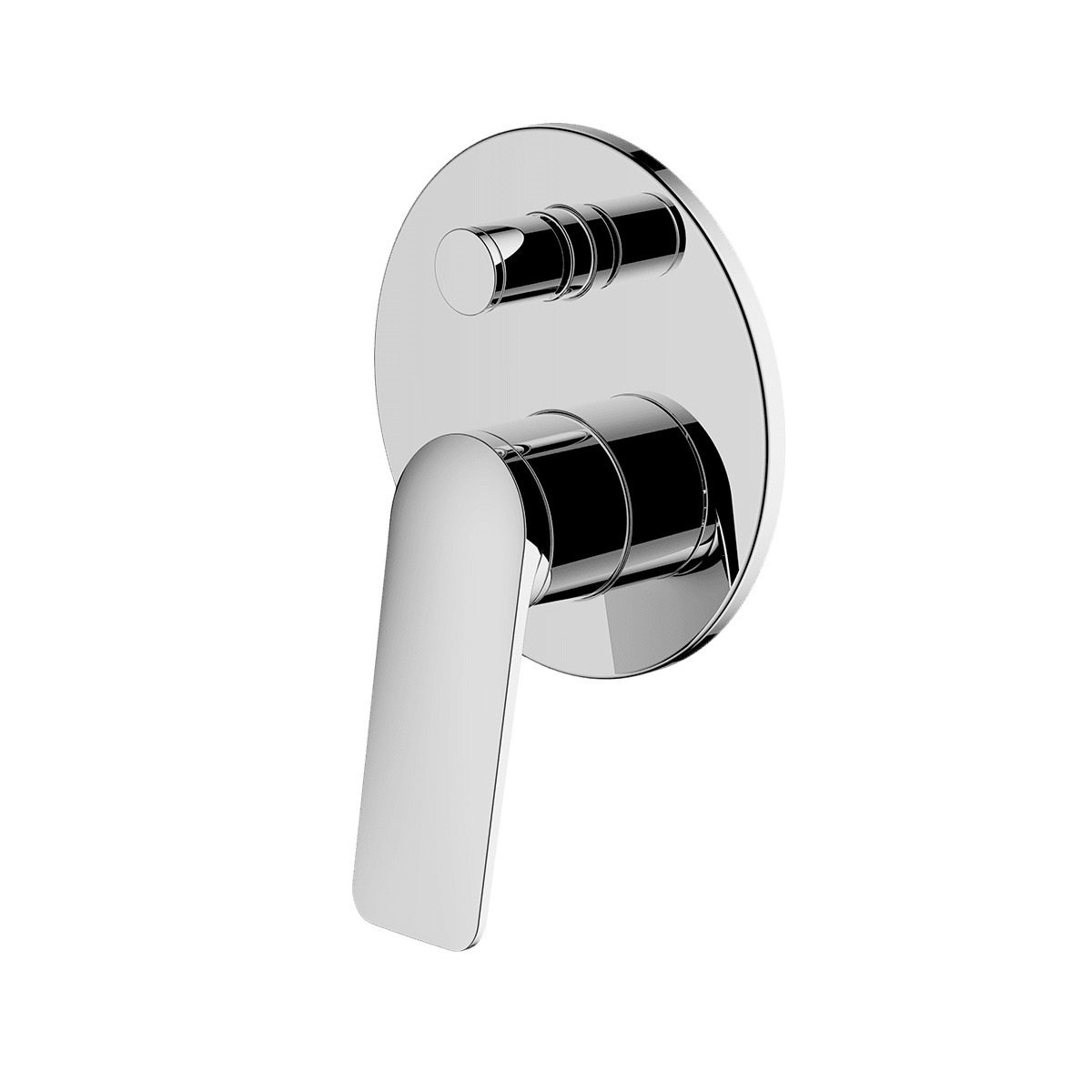 Vela Diverter Mixer in Chrome