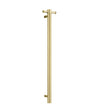 Zenmo Single Bar Heated Towel Rail in Brushed Brass