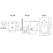 Zenmo Supercare Toilet Pan with In-Wall Button