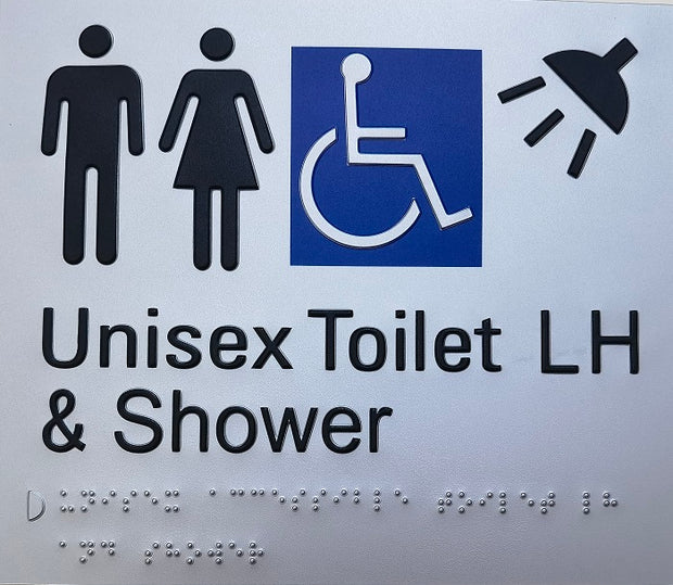 Zenmo Mobi Care Sign Unisex Accessible Shower Left Hand
