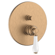 Provincial Wall Mounted Diverter Mixer in Bronze