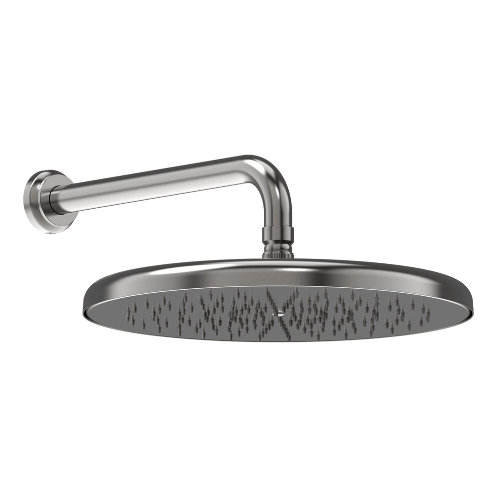 Lumiere Horizontal Shower 300mm in Black Brushed Nickel
