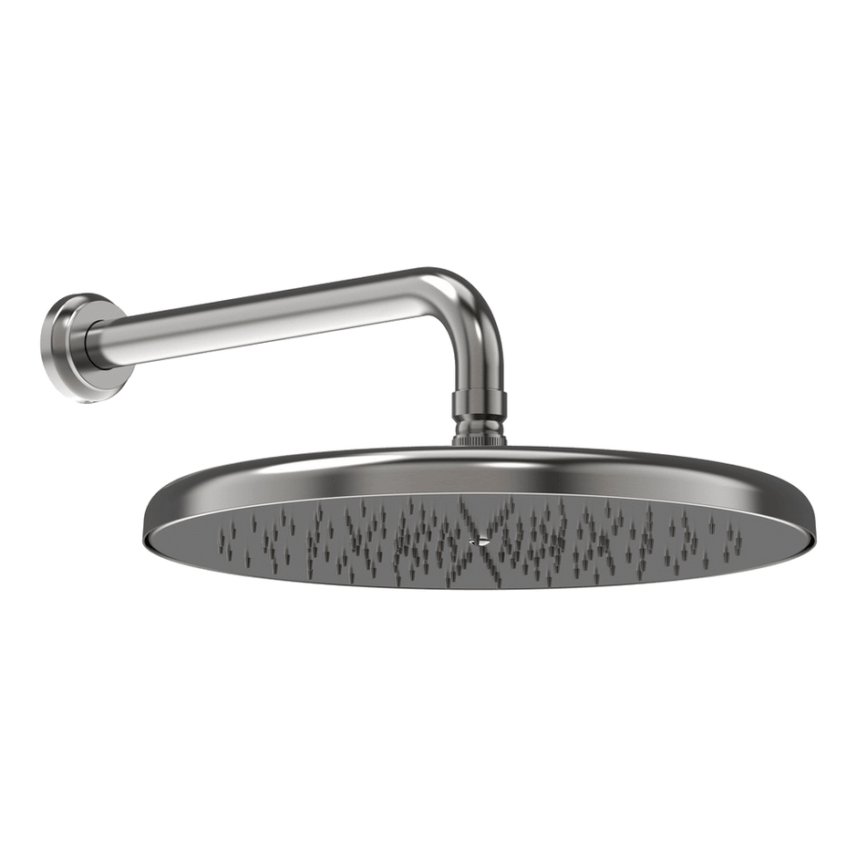 Lumiere Horizontal Shower 300mm in Black Brushed Nickel