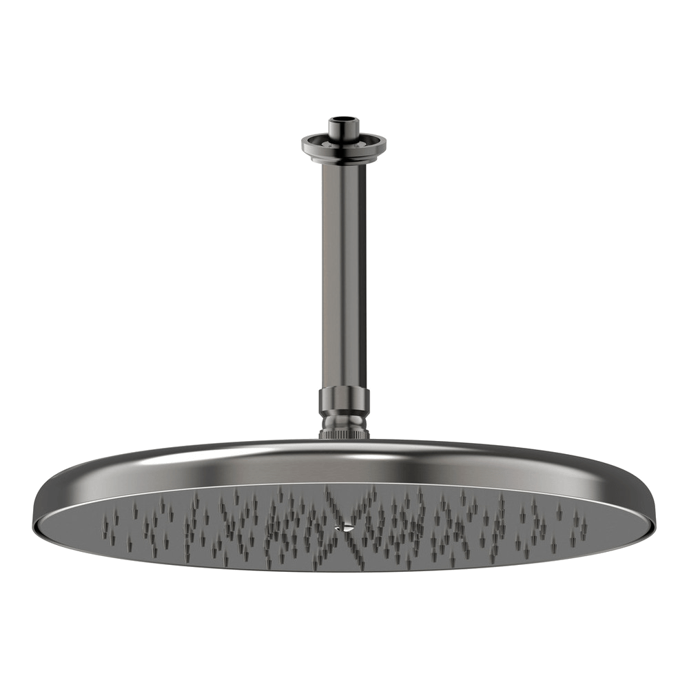 Lumiere Vertical Shower 300mm in Black Brushed Nickel