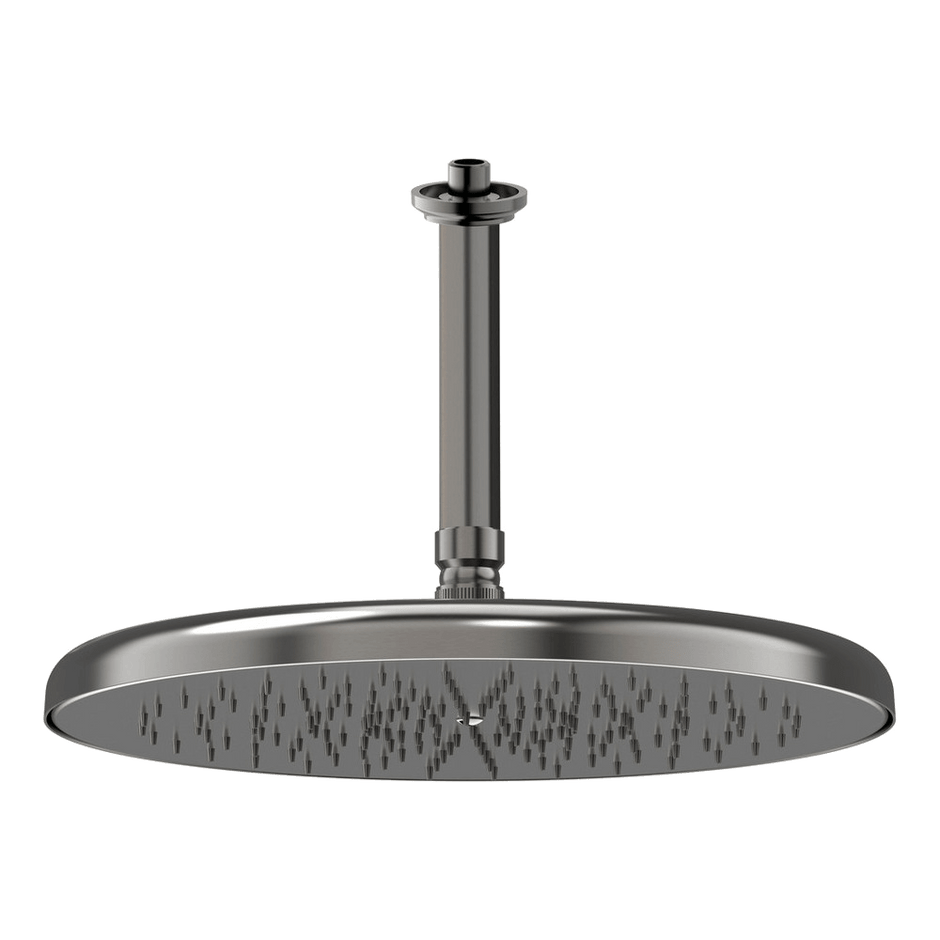 Lumiere Vertical Shower 300mm in Black Brushed Nickel
