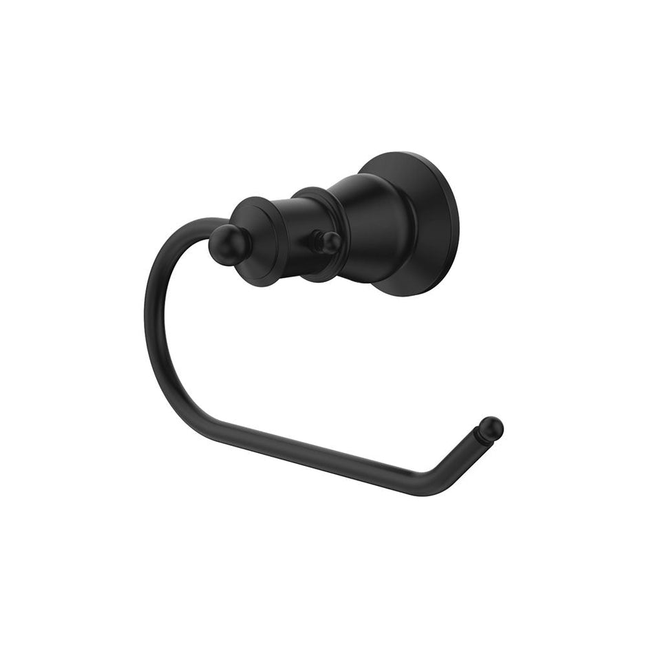 Lillian Toilet Roll Holder in Matte Black