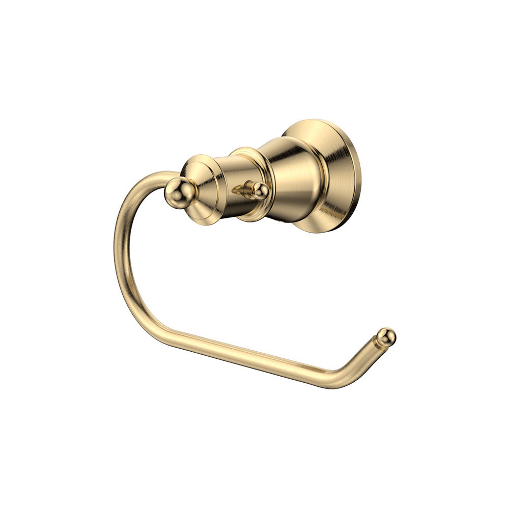 Lillian Toilet Roll Holder in Urban Brass