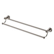 Lillian Double Towel Rail in Brushed Nickel
