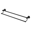 Lillian Double Towel Rail in Matte Black