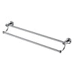 Lillian Double Towel Rail in Chrome