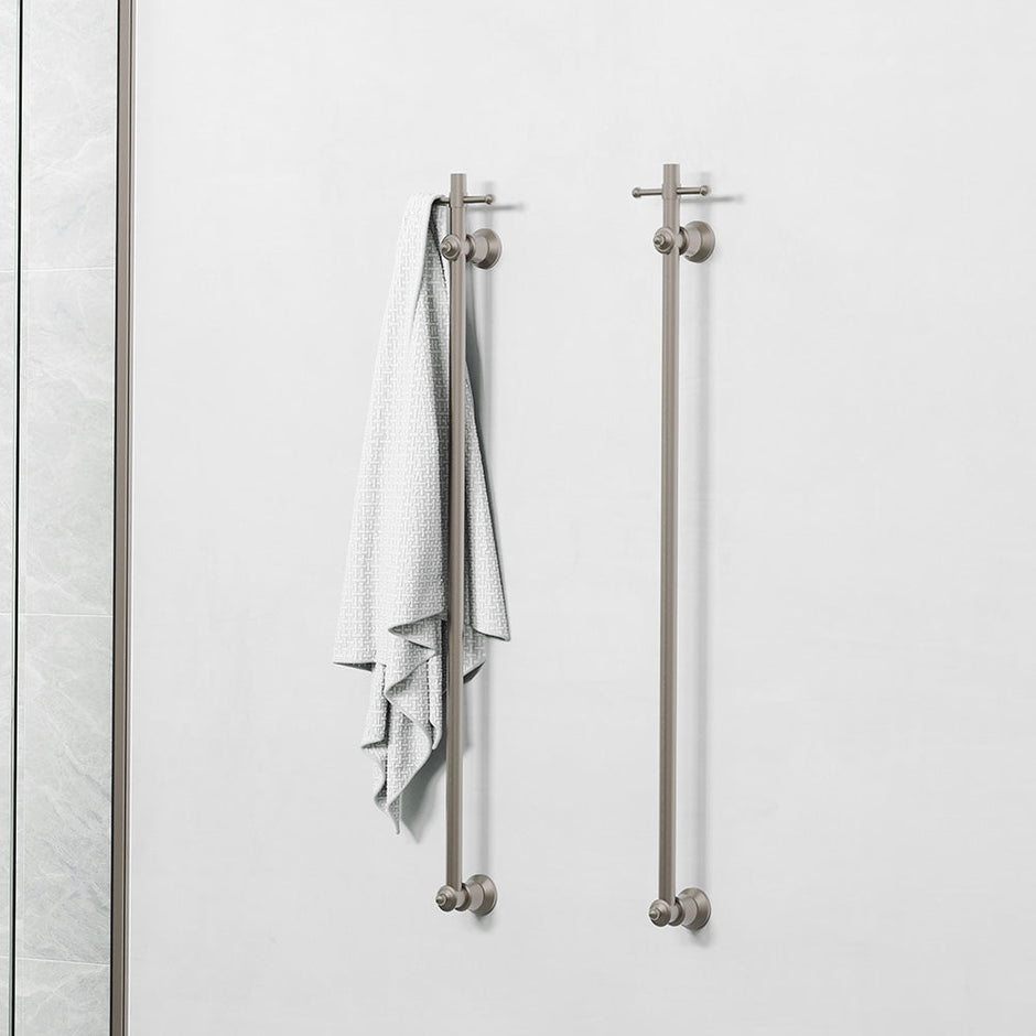 Lillian Vertical Heated Towel Rail, 93 x 1000mm