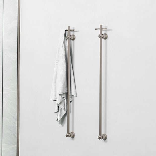Lillian Vertical Heated Towel Rail, 93 x 1000mm