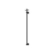Lillian Vertical Heated Towel Rail, 93 x 1000mm in Matte Black