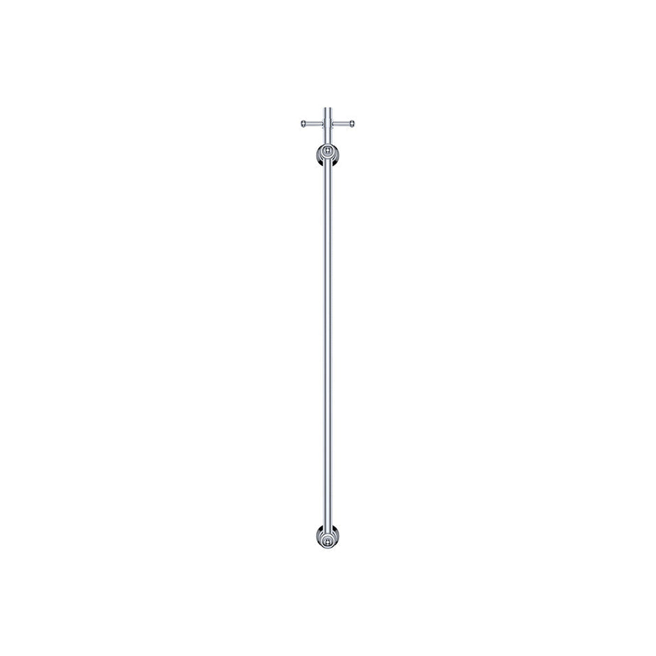 Lillian Vertical Heated Towel Rail, 93 x 1000mm