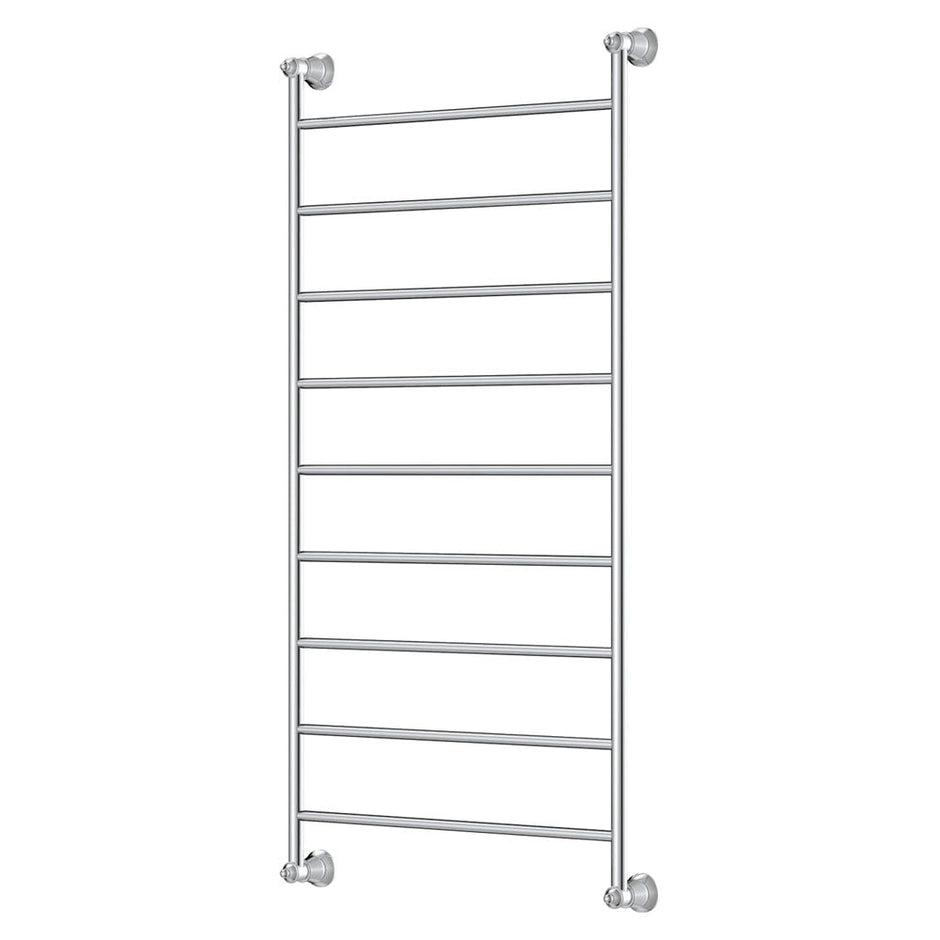Lillian Heated Towel Rail, 600 x 1200mm in Chrome
