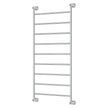 Lillian Heated Towel Rail, 600 x 1200mm in Chrome