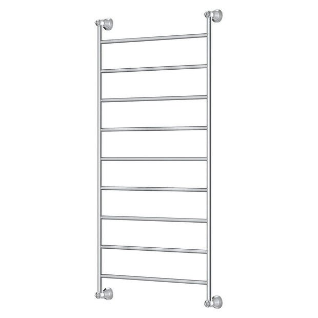 Lillian Heated Towel Rail, 600 x 1200mm in Chrome