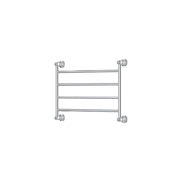 Lillian Heated Towel Rail, 600 x 450mm in Chrome