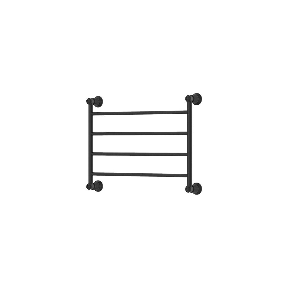 Lillian Heated Towel Rail, 600 x 450mm in Matte Black