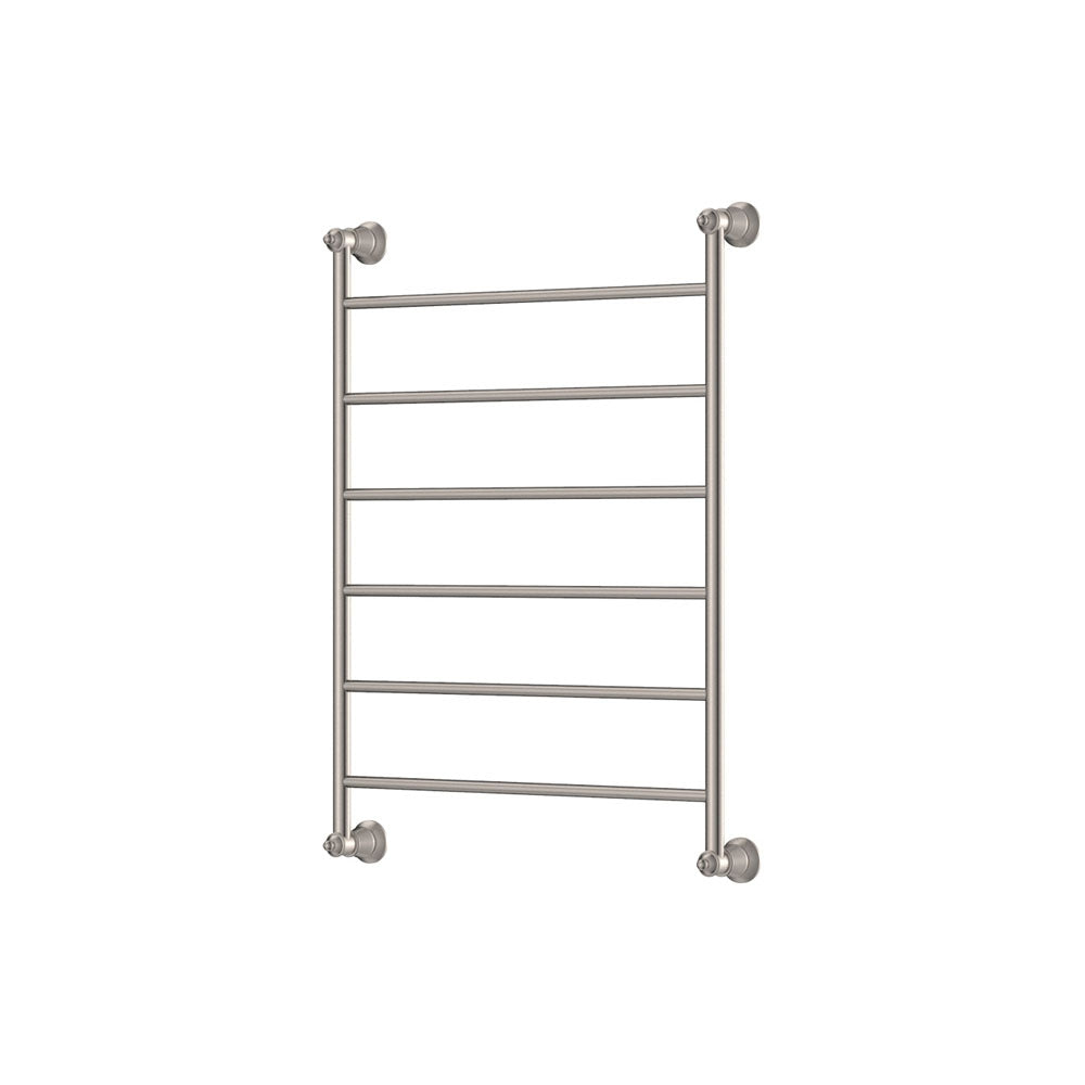 Lillian Heated Towel Rail, 600 x 800mm in Brushed Nickel