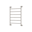 Lillian Heated Towel Rail, 600 x 800mm in Brushed Nickel