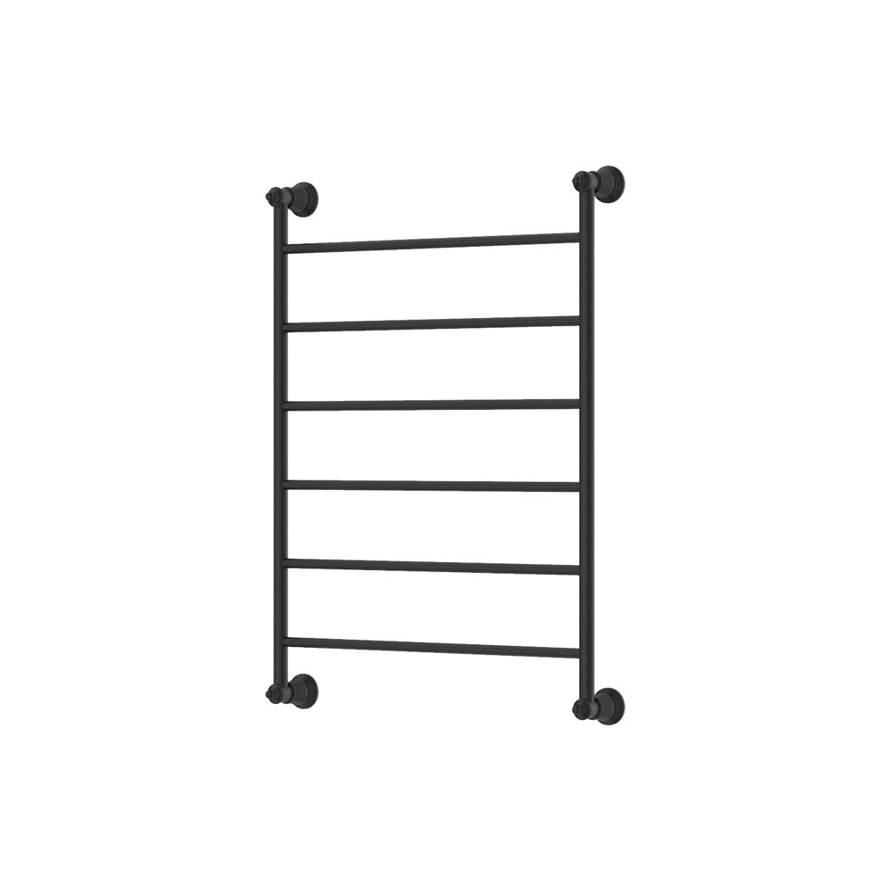 Lillian Heated Towel Rail, 600 x 800mm in Matte Black