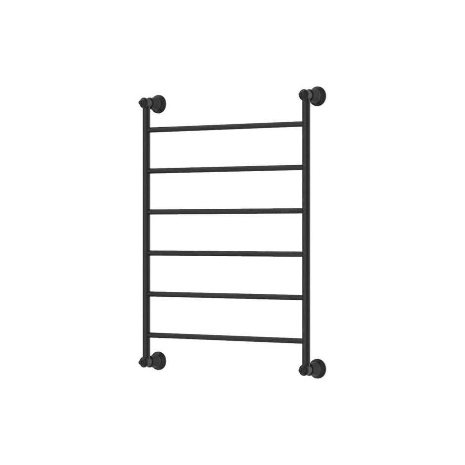 Lillian Heated Towel Rail, 600 x 800mm in Matte Black