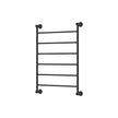 Lillian Heated Towel Rail, 600 x 800mm in Matte Black