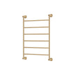 Lillian Heated Towel Rail, 600 x 800mm in Urban Brass