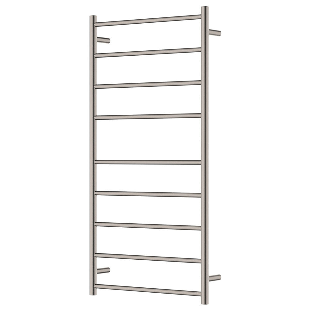 Isabella Heated Towel Rail, 600 x 1200mm in Brushed Nickel