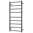 Isabella Heated Towel Rail, 600 x 1200mm in Matte Black