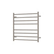 Isabella Heated Towel Rail, 750 x 700mm in Brushed Nickel