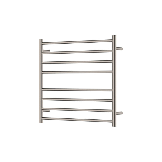 Isabella Heated Towel Rail, 750 x 700mm in Brushed Nickel