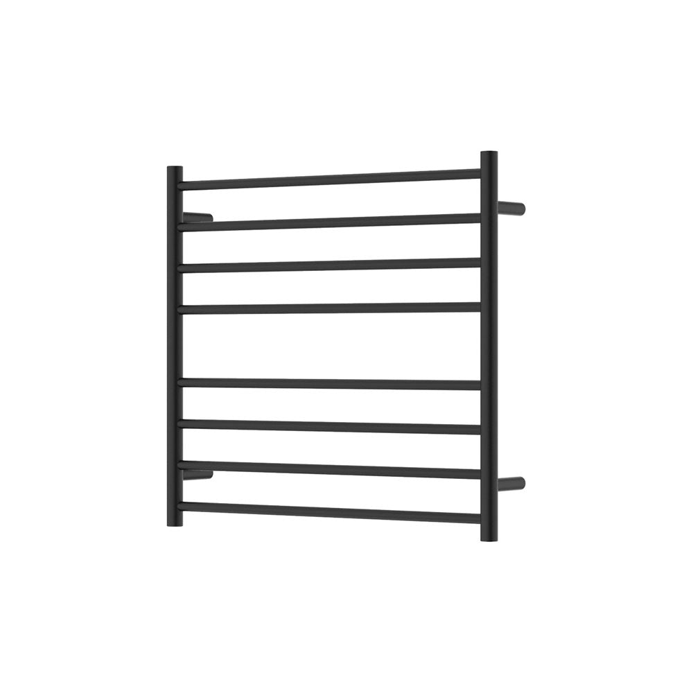 Isabella Heated Towel Rail, 750 x 700mm in Matte Black