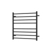 Isabella Heated Towel Rail, 750 x 700mm in Matte Black