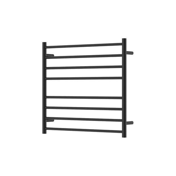 Isabella Heated Towel Rail, 750 x 700mm in Matte Black