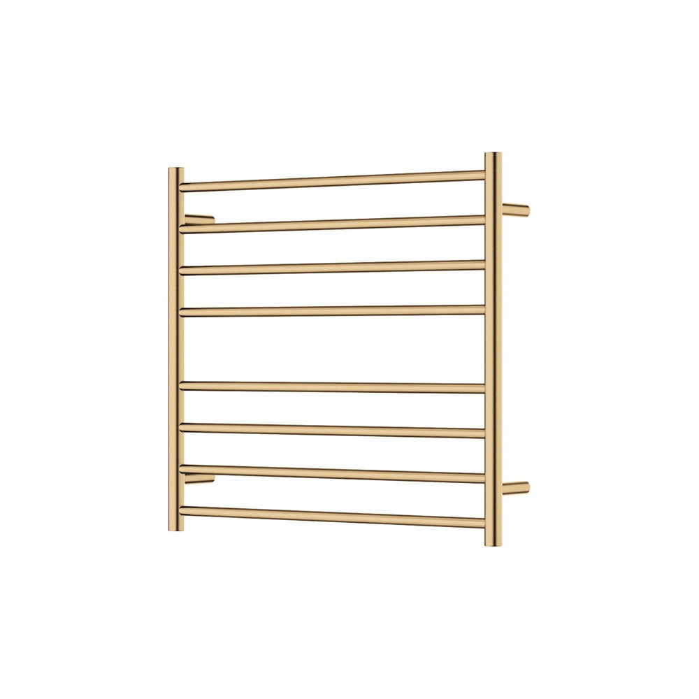 Isabella Heated Towel Rail, 750 x 700mm in Urban Brass