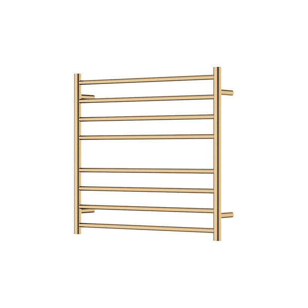 Isabella Heated Towel Rail, 750 x 700mm in Urban Brass