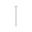 Isabella Vertical Heated Towel Rail, 100 x 900mm