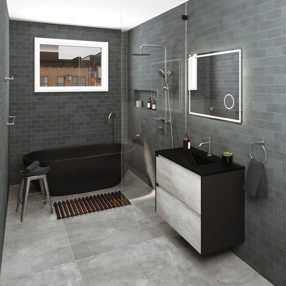 Fienza Kaya Single Towel Rail, 900mm