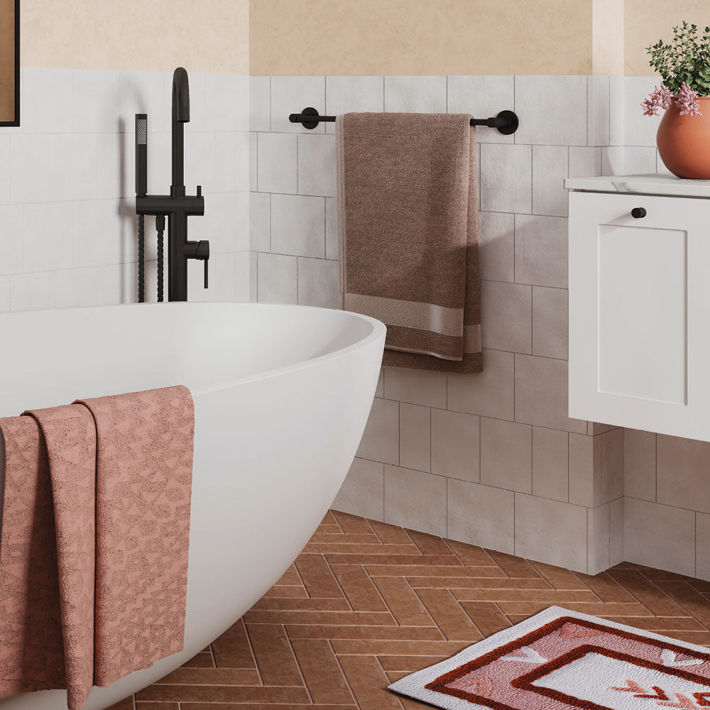 Fienza Kaya Single Towel Rail, 900mm