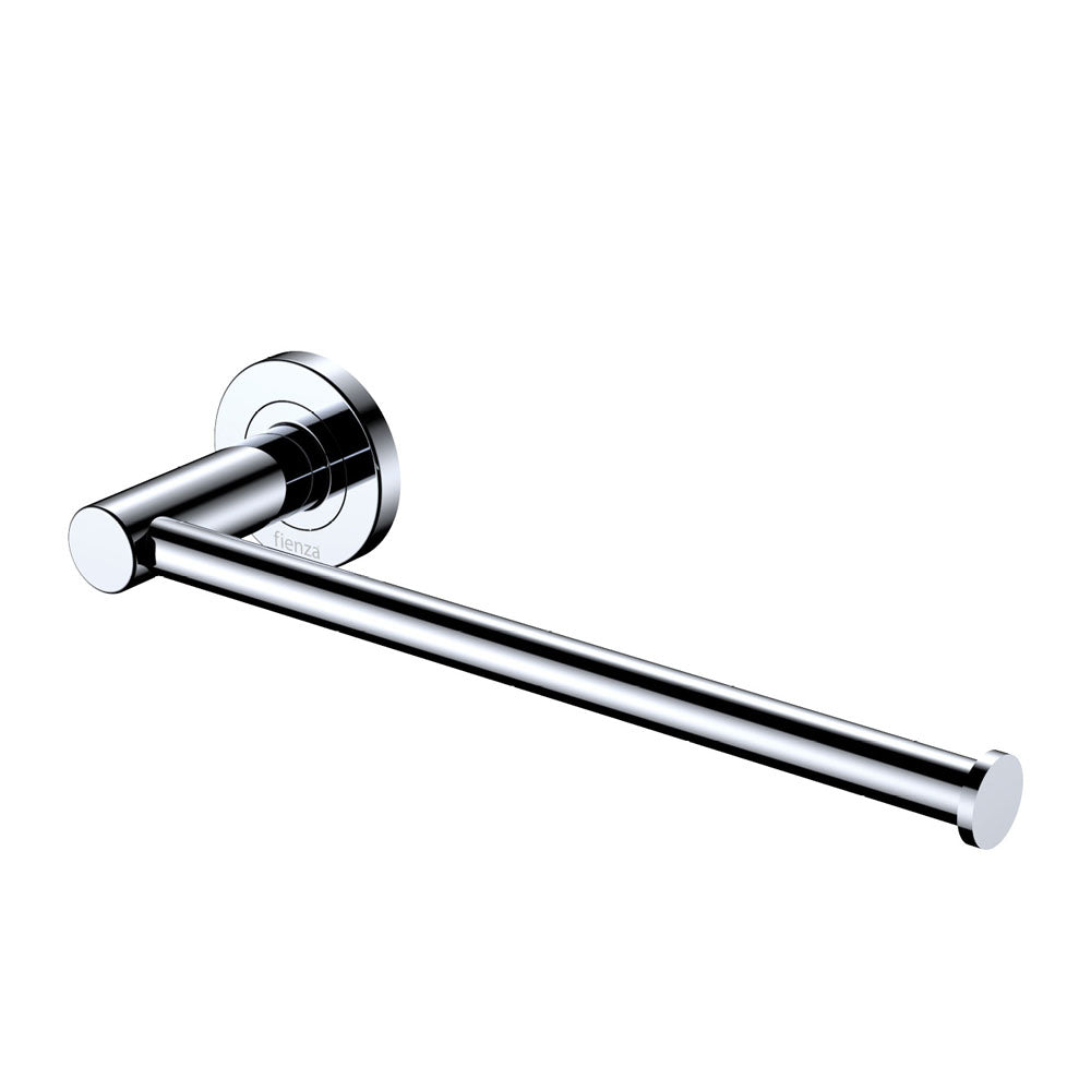 Kaya Hand Towel Rail / Toilet Roll Holder in Chrome