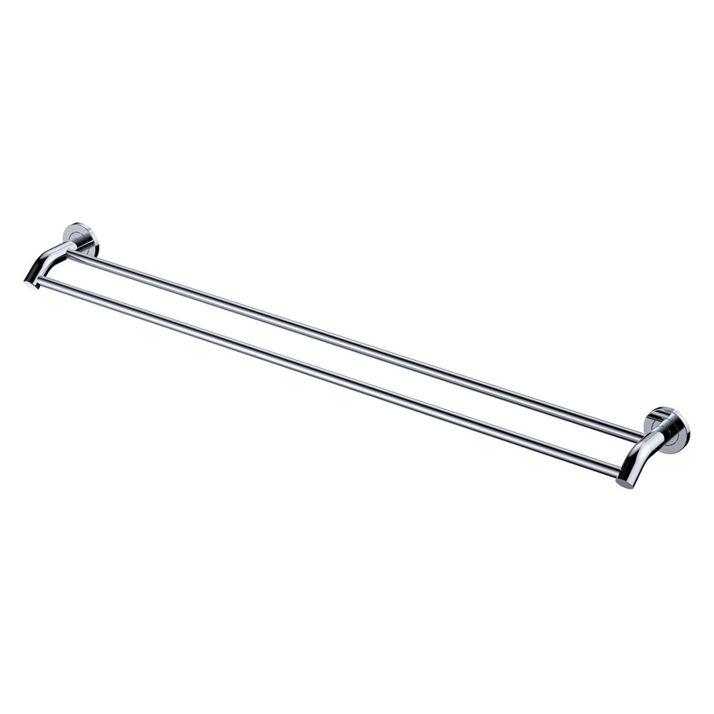 Kaya Double Towel Rail, 900mm in Chrome