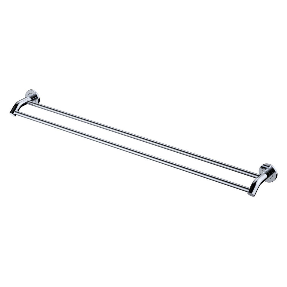 Kaya Double Towel Rail, 900mm in Chrome