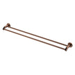 Kaya Double Towel Rail, 900mm in Brushed Copper