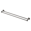 Kaya Double Towel Rail, 900mm in Gun Metal