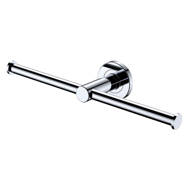 Kaya Double Toilet Roll Holder in Chrome